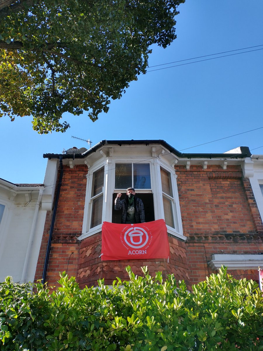 🚩 We're live at our member's eviction resistance in Brighton, stay tuned for updates 🚩 #NoEvictions #HousingIsHealth @ACORN_tweets