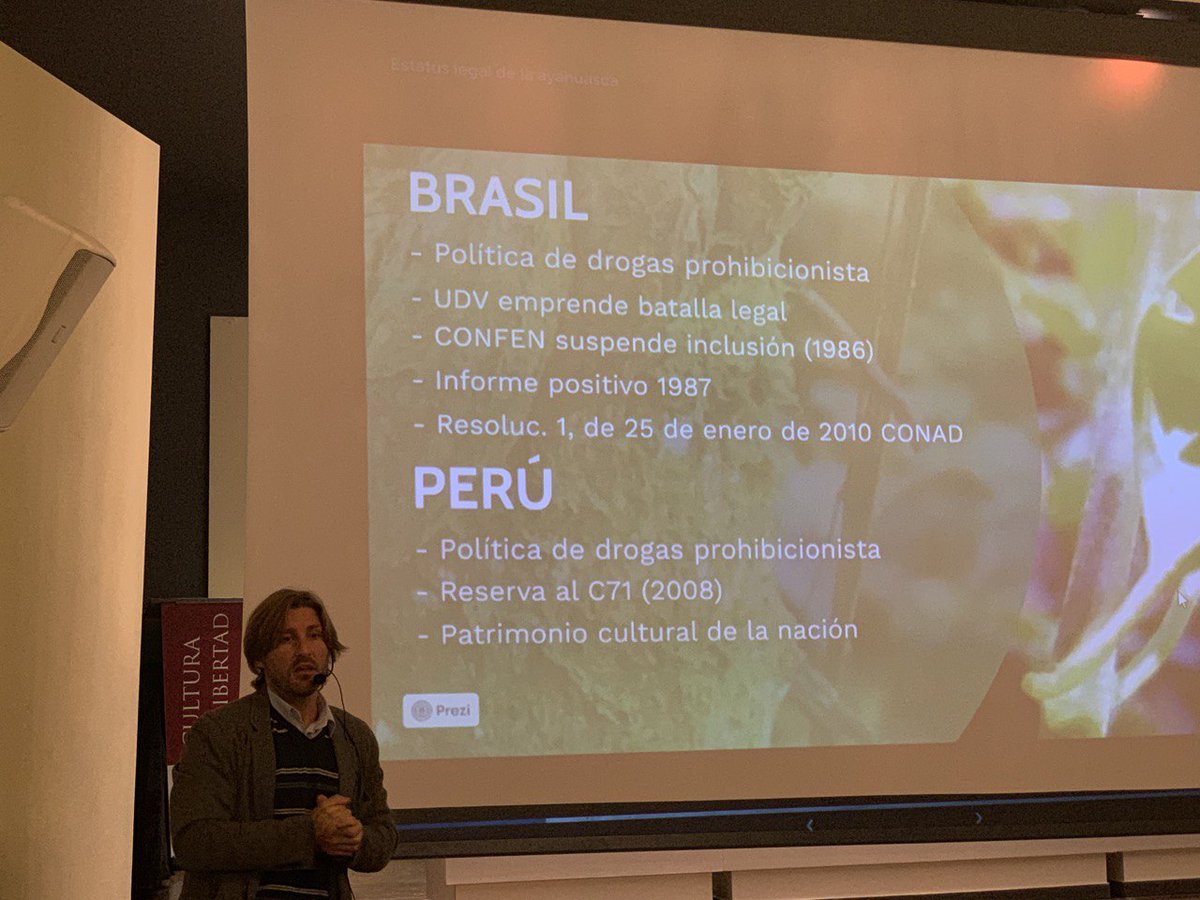 NGO_ICEERS_ESP's tweet photo. A continuación Antonio Martín, profesor de la @InfoUMA y colaborador en el #InformeAYA2020, habla de la situación legal de la #ayahuasca en España comparándola con los distintos modelos legales existentes en otros países: permisivo, prohibicionista o ad-hoc. https://t.co/u2NxpWEWSR
