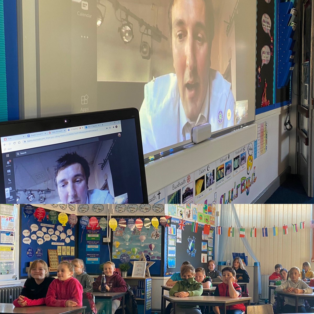 YGCwmbran's tweet photo. Hyfryd gweld rhai o’n cyn ddisgyblion mewn sesiwn ‘Hawl i holi’ gyda Mr Evans bore ‘ma. Diolch yn fawr. 🌟 / It was so lovely seeing some of our past pupils in a question and answer session with Mr Evans this morning. Thank you. #pontioygc @MrEvansbl7 @YsgolGwynllyw https://t.co/MM2S60k8WY