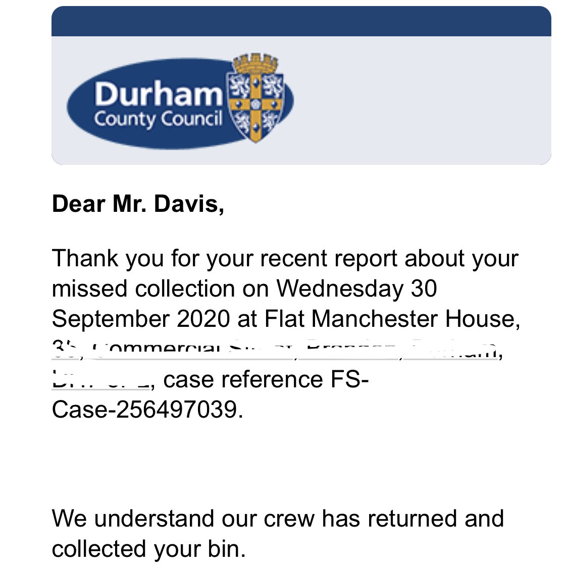 cdoesdrums's tweet photo. @DurhamCouncil u sure mate? https://t.co/T5kYF1BMPV