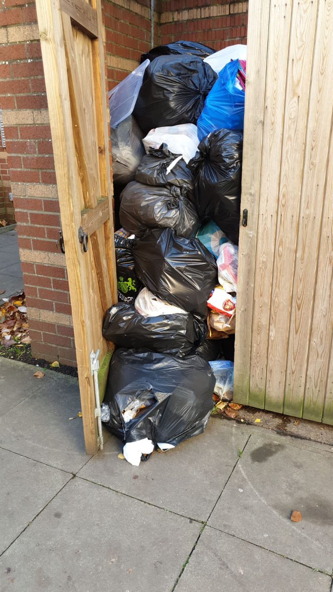 AScotLass's tweet photo. @yourcroydon  I have to complain it’s been 3 weeks since our rubbish has been collected becoming an environment hazard as well as us tripping on it that’s not all of it in the photos https://t.co/tyaQZVKX3f