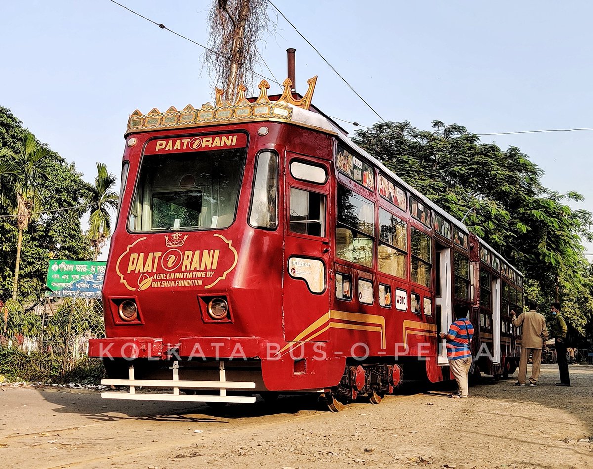 KolBusoPedia's tweet image. The state transport department (WBTC) has taken a several initiative to make trams an attraction for tourists. Now, in another effort, the department will soon introduce tourist tram bogeys decorated with jute materials. Meet Paat Rani. A #KBOP exclusive.
youtu.be/RAWHx7hFChs