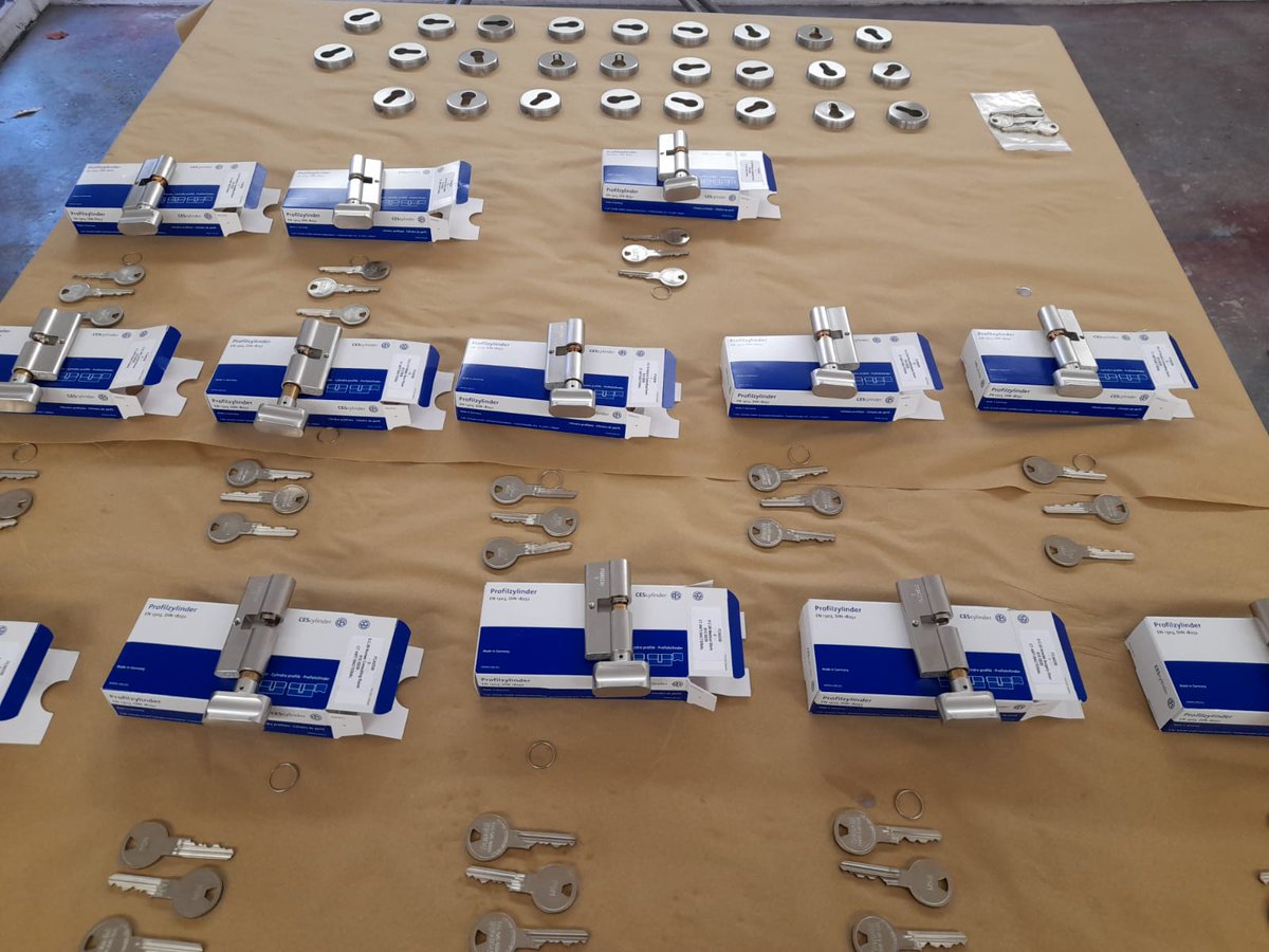 environan1's tweet image. ASSA ABLOY lever handle sets treated with Environan NanoClean in association with Franchi PLC. The future is clean.