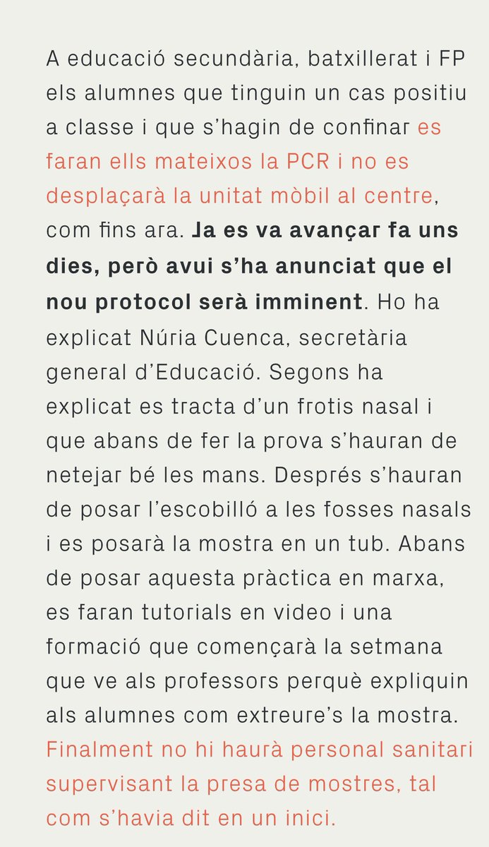 sindicat's tweet photo. El professorat, com sempre, assabentant-nos de les decisions que ens afecten per la premsa.

@educaciocat press d’automostres per part de l’alumnat amb supervisió del professorat i sense personal sanitari de @salutcat ? https://t.co/NOcUtt4SP1