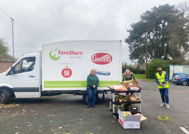 DPT_NHS's tweet photo. We're proud to announce that our New Leaf service in #Exminster is one of eight projects signed up to receive deliveries from @FareShareSW who have launched in #Devon to redistribute surplus food to organisations supporting the vulnerable  https://t.co/Vt4DZkESOk @ExeFoodAction https://t.co/7n8jnOJVOi