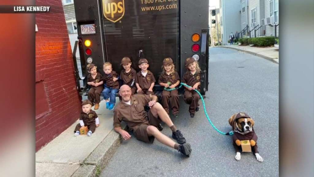 South Boston kids surprise beloved UPS delivery driver by dressing up as him bit.ly/387M1D2