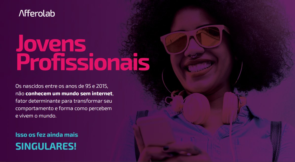 Até o fim dessa década o número de jovens profissionais com idade entre 17-24 anos será de aproximadamente 24% da população mundial (1,8bi)! A <a href="/afferolab/">Afferolab</a> oferece soluções inovadoras de aprendizagem para esse jovens talentos. Confira⬇️ #InvasãoAfferolab

conteudo.afferolab.com.br/jovens-profiss…