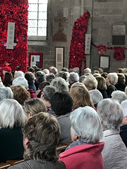 WarwickshireWI's tweet photo. Todays seems to be an apt day to remember our wonderful centenary event at St Marys in Warwick   - Nov 2018 #remembrance #rememberathome https://t.co/H9aTiwRNqm