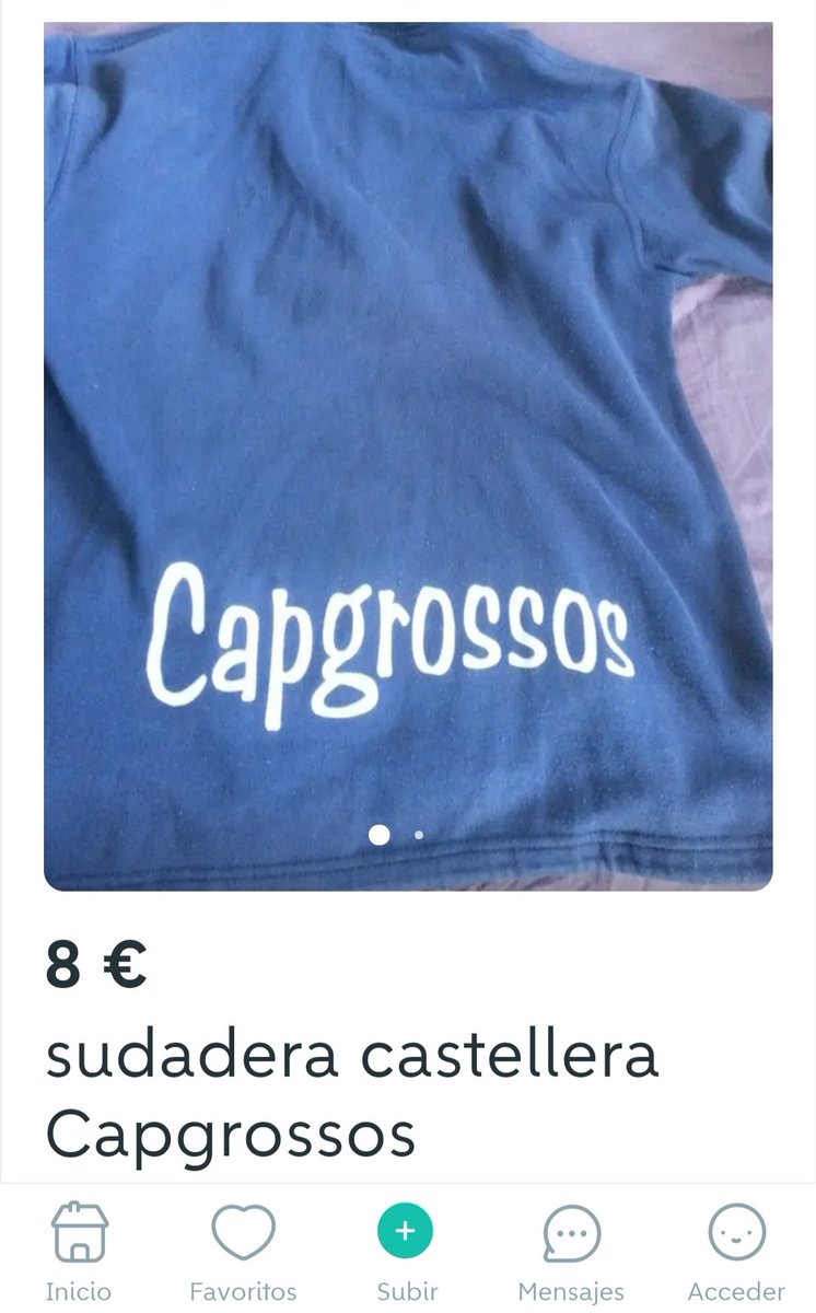 psymonjet's tweet photo. Molt fan de la nova categoria "Capgrossos de Mataró" a Wallapop. https://t.co/YC5xydgk9l