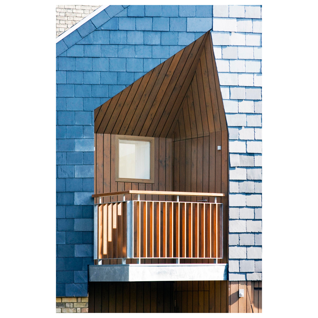 owarchitects's tweet image. The contrasting materials and clever shape of the balcony at &apos;House for a Music Lover&apos; interrupt the lines of the slate clad extension softening the facade and creating interesting shapes #slatecladding #houseextension #cambridgearchitects #modernarchitecture #architect