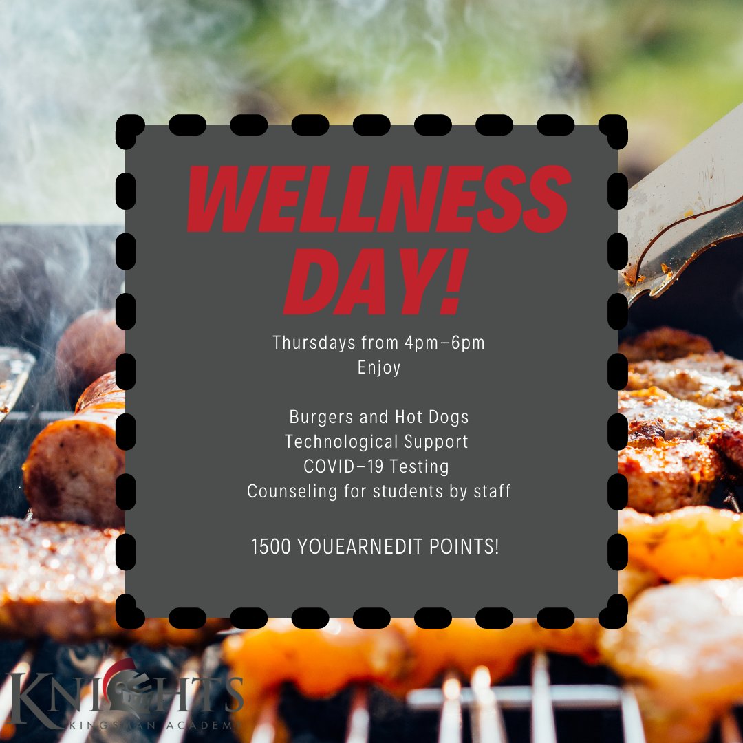 KingsmanAcademy's tweet photo. Come to Kingsman tomorrow for Wellness Day! Check out https://t.co/oQmd45m5pJ for more information!

#wellnessdays #wellness #dccharterproud #dc #KingsmanKnights https://t.co/DQzkz6fay3
