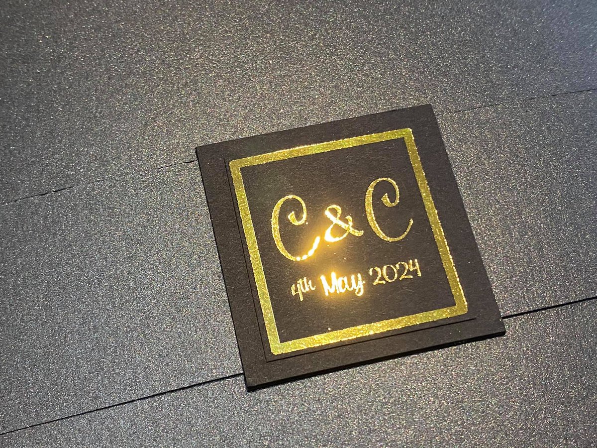 CherryTreeCards's tweet photo. Our ‘Amira’ bookfold invite is stunning - classy, elegant, modern and sophisticated. 

Made with black card and beautiful gold foil print but can be made in any colour of your choice to compliment your colour scheme.  Contact us now to place your order 

https://t.co/0zUKLZmQgu https://t.co/Cbqb0Qz3Dl