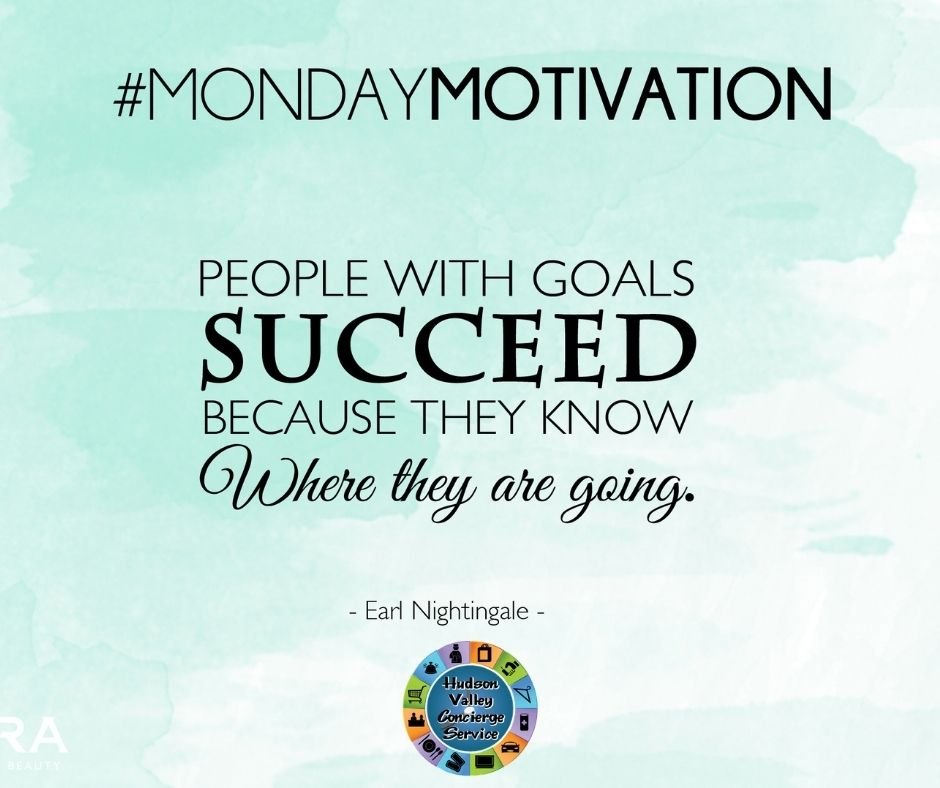 HVConcierge's tweet image. Let&apos;s start this beautiful week off with a little #mondaymotivation!!

Always keep sight of your goals!

#hvcs #hudsonvalleyconciergeservice #whitegloveservice #motivation #monday #goals
