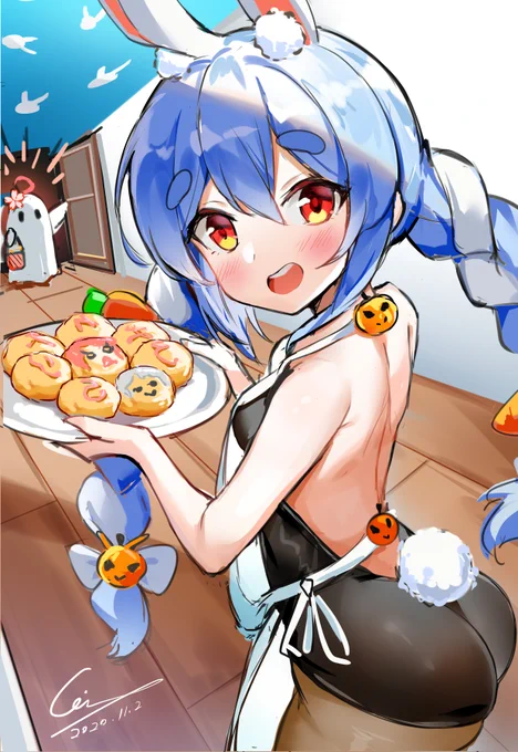 #ぺこらーと 元々昨日のハロウィン夜の練習、しかし残業は...?今わ後日談? 