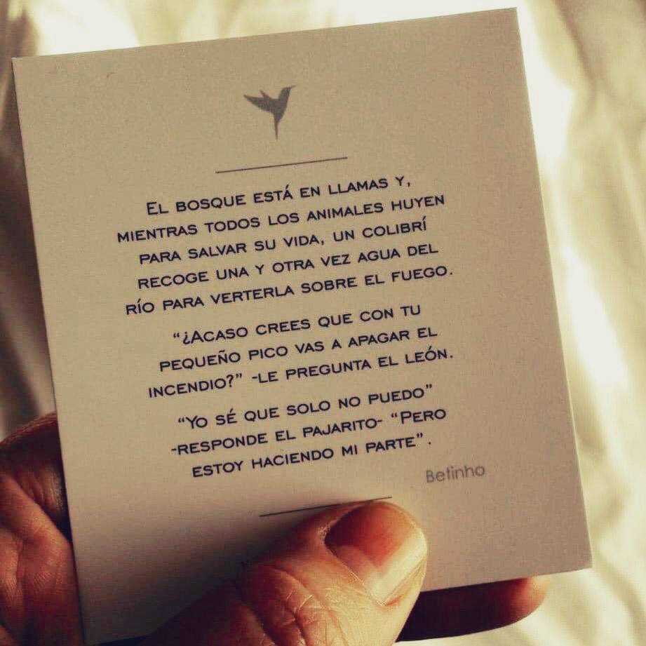 Volvemos...aplicable una y otra vez a nuestra situación, a nuestra vida en comunidad. Es importante que uno acepte que le puede pasar, pero más importante es pensar en qué mi actitud puede influir en que le pase a los demás. Es nuestra responsabilidad