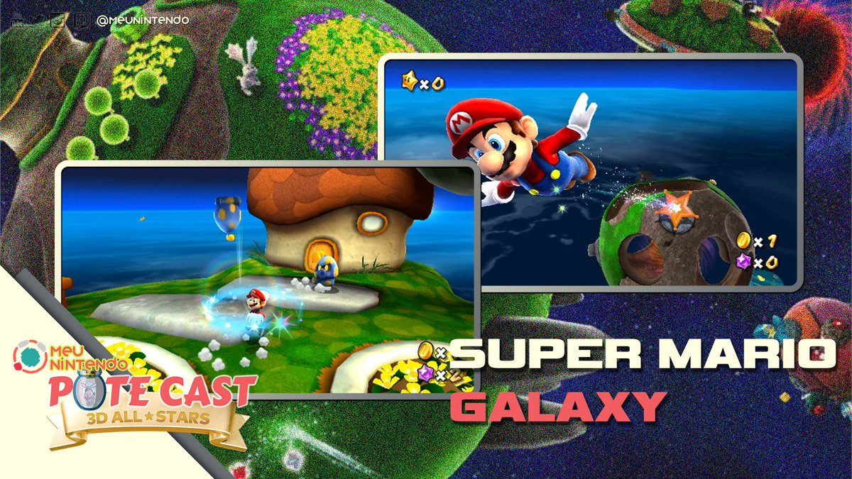 MeuPoteCast's tweet photo. Saiu a última parte da nossa trilogia Pote Cast 3D All-Stars

E #SuperMario Galaxy é a cereja desse bolo maravilhoso, um jogo tecnicamente perfeito. A aventura mais épica do nosso herói bigodudo
#VemProPote 

🎙️ https://t.co/fAZ55NS6ir 🎧 https://t.co/y31OCuQD1w