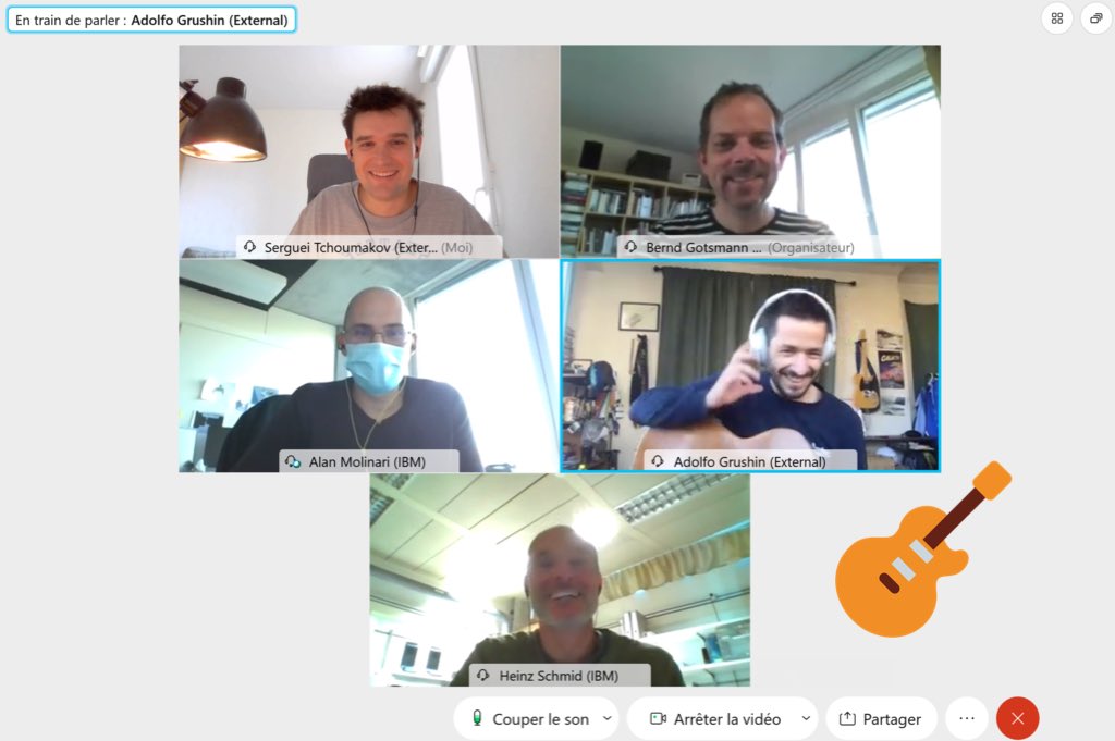 EsSchin's tweet photo. @EsSchin collaboration meetings are getting more and more inspiration from (blues) string theory! @B_Gotsmann @aggrushin https://t.co/EXvXR26aup