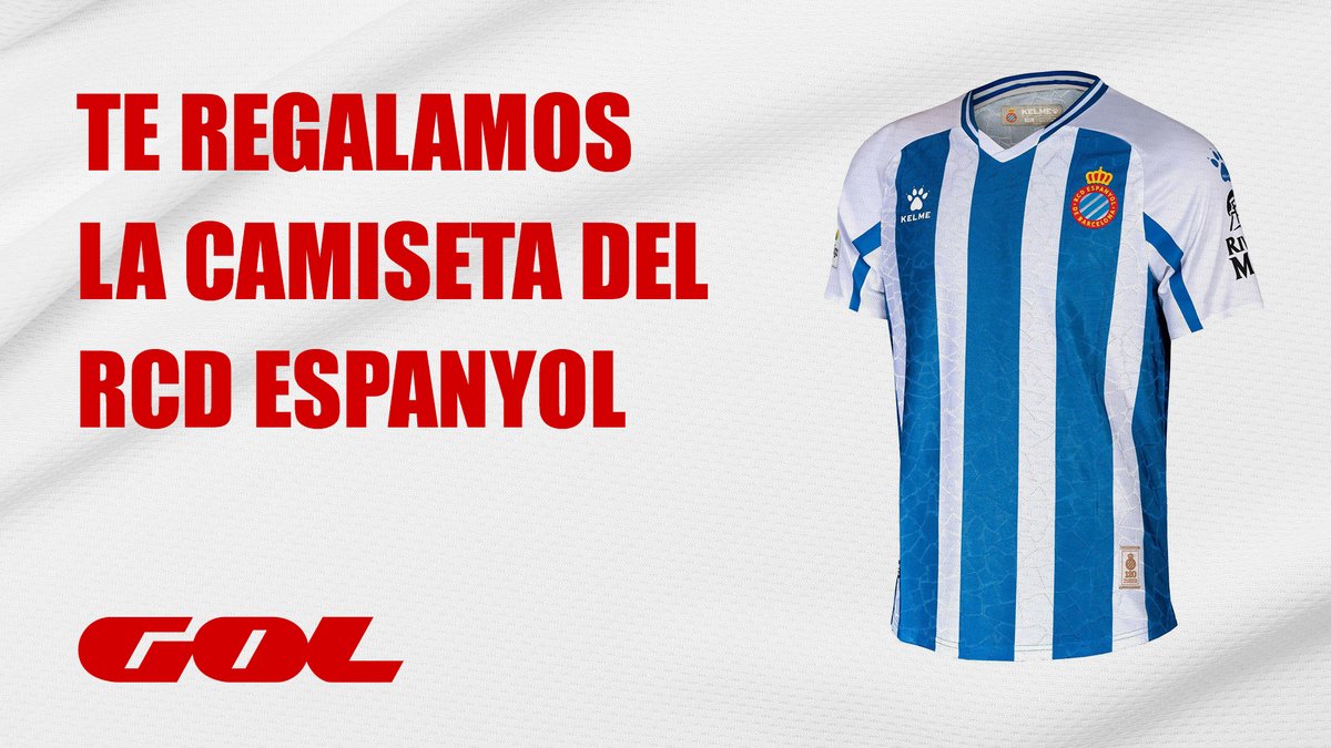 Gol's tweet photo. 🎁 REGALO 🎁

🦜 ¿Quieres ganar la camiseta de la @RCDEspanyol? 

❤️ Sigue a @Gol 

🔁 Haz RT 

📝 Comenta con #MalagaEspanyolEnGol cuál es tu futbolista favorito del equipo perico y por qué

⏰ A las 21h, pon GOL y disfruta del fútbol en abierto https://t.co/tIhKzKgGPN