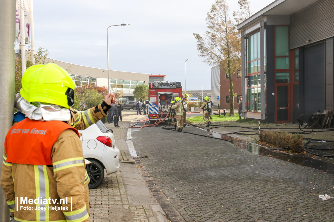 Melding grote brand Harregatplein Zuidland