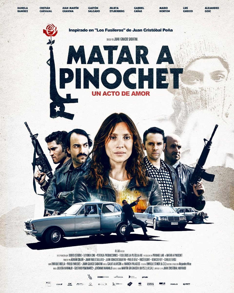 _pabloparedesm's tweet photo. Este 12Nov vía https://t.co/3NRbFXaida pueden ver #MatarAPinochet, una peli donde tuve el honor de escribir junto al enorme Enrique Videla y el grosso dire @jisabatini, inspirados en LosFusileros del gran @PenaFletcher. Sólo gratitud a quienes enfrentaron con el cuerpo la tiranía https://t.co/MIn60OM4PY