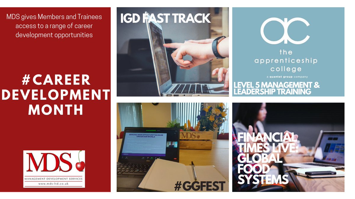 MDS_Updates's tweet photo. It's #CareerDevelopmentMonth! Career development is an integral part of MDS, that's why we give Trainees and Members access to a range of industry-focused development opportunities from @LDNCoAT @IGD_Events @FinancialTimes and @GroceryGirlsUK https://t.co/K8Xw07nocV