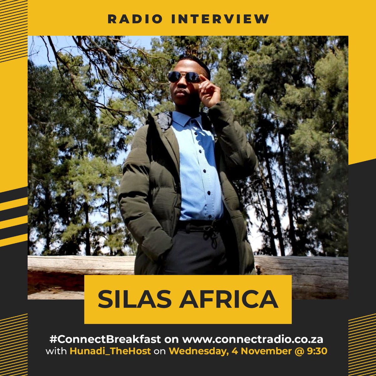 SilasAfrica's tweet photo. Catch me live on #ConnectBreakfast with @Hunadi_theHost 4 November @ 9:30am.
#Keke
#AwehMa
#Amanamba https://t.co/JmEPpdogDf