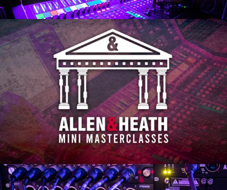 AudioBiz's tweet photo. @allen_heath Mini Masterclasses now available! Take your mixing game to the next level! https://t.co/xje6x0ytgN https://t.co/ZTS6dbKFuT