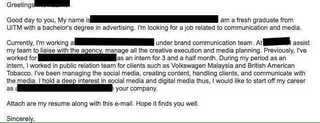 טוויטר Sofea Resume Rm10 בטוויטר 8 Contoh Email Memohon Kerja English Amp Bahasa Melayu Jangan Hantar Email Kosong Saja Tau Https T Co Bpc80i2pme