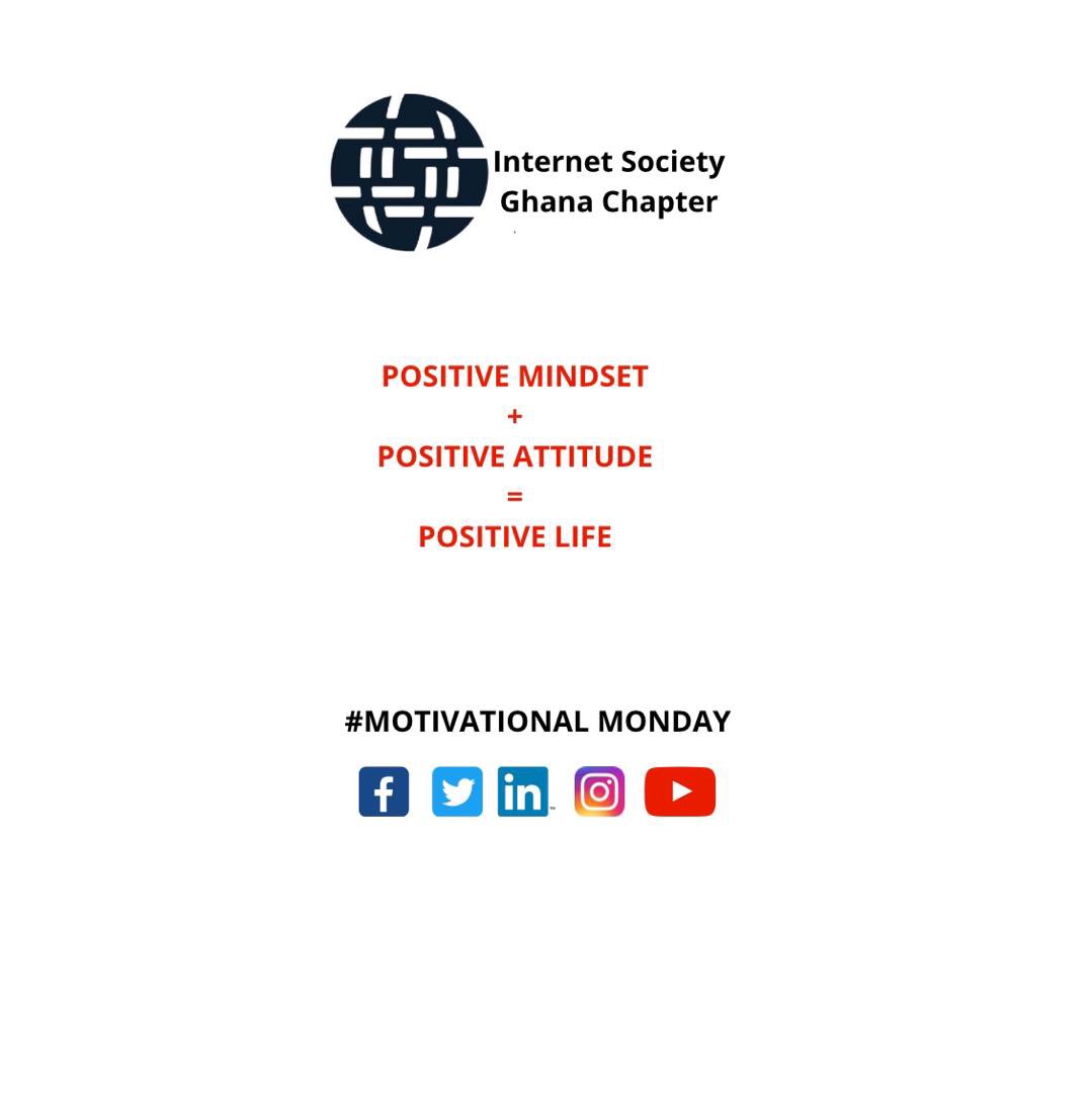 isocghana's tweet photo. Positive Mindset + Positive Attitude = Positive Life.

#isocghana #isoc https://t.co/aVKEaw4EGT