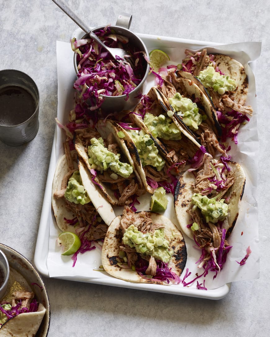 Crockpot The Vote with these Tacos  https://whatsgabycooking.com/sweet-pulled-pork-tacos/ and obvi add guacamole