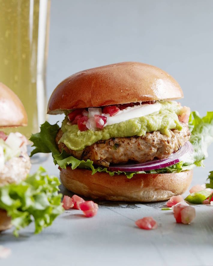 These Biden burgers  https://whatsgabycooking.com/cheddar-jalapeno-chicken-burgers-with-guacamole/ are dinner