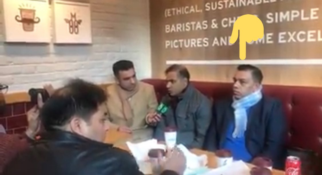Here is Imran Saeed Sheikh with Abid Sher Ali a PMLN politician, former PMLN MNA, a minister in Nawaz Sharif govt’s federal cabinet & close family members of the Nawaz Sharif.-All the info & images posted here are obtained via publicly available OSINT sources #ShameOnPMLN/3
