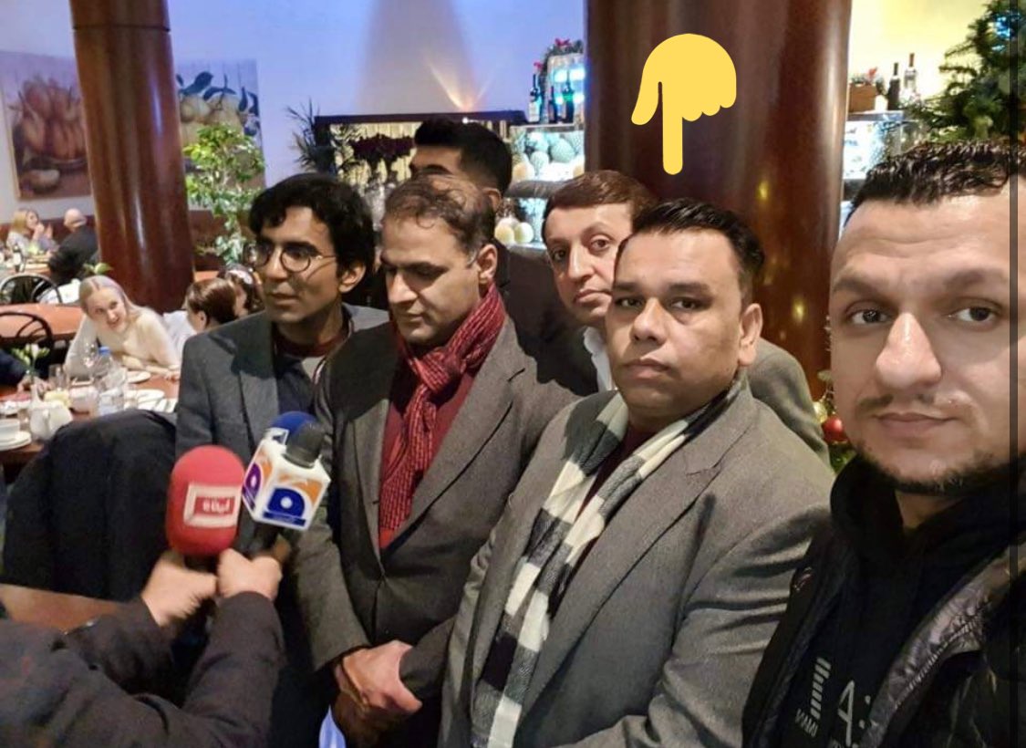 Here is Imran Saeed Sheikh with Abid Sher Ali a PMLN politician, former PMLN MNA, a minister in Nawaz Sharif govt’s federal cabinet & close family members of the Nawaz Sharif.-All the info & images posted here are obtained via publicly available OSINT sources #ShameOnPMLN/3