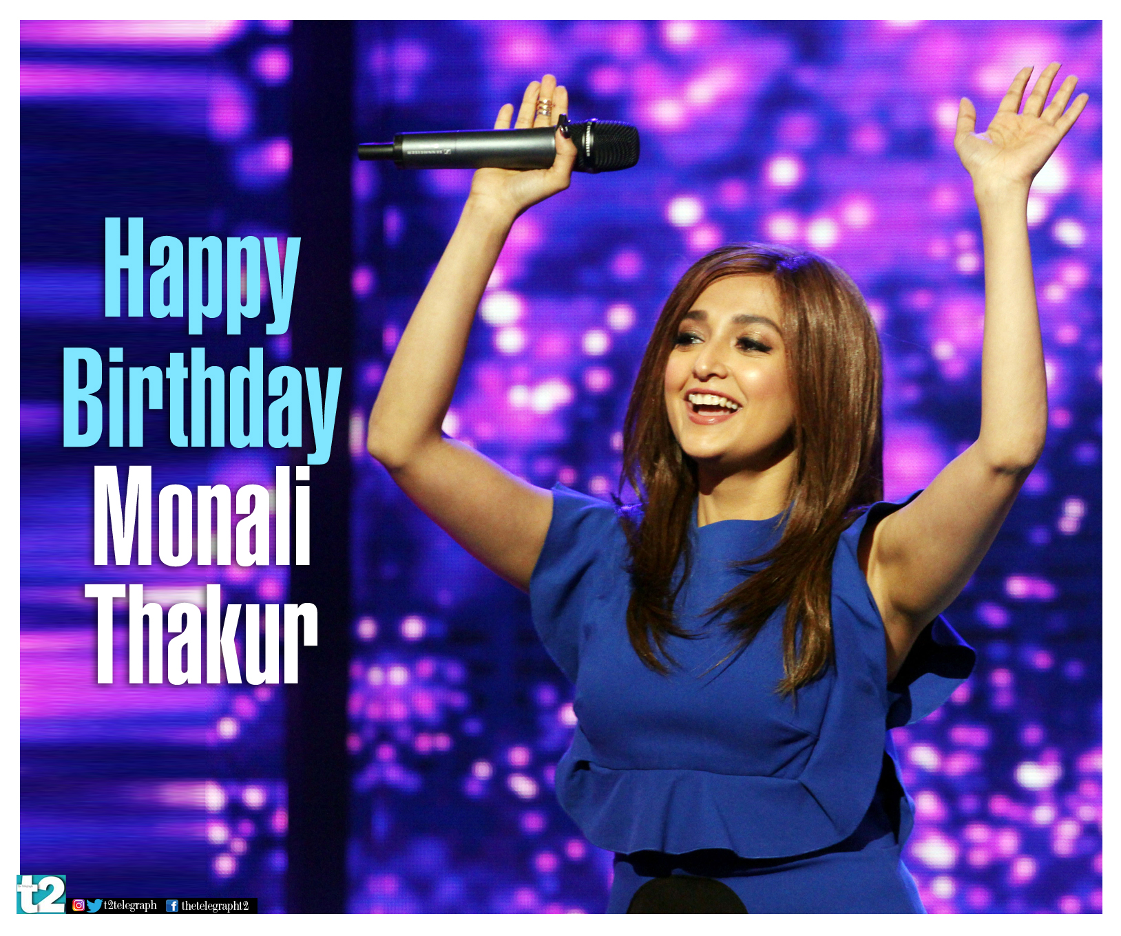 T2 wishes Monali Thakur, the Calcutta girl with a golden voice, a very happy birthday! 