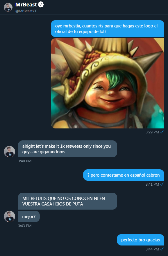 Lo habéis escuchado chavales, solo 1000 RTs para mantener la esencia de #SLORejects 🙏🏼