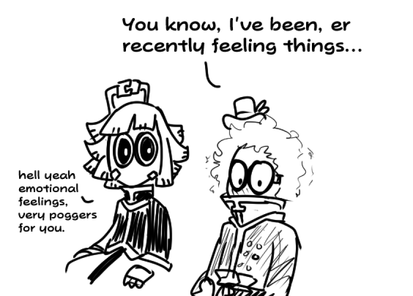 I have to take a test soon, so have this doodle 