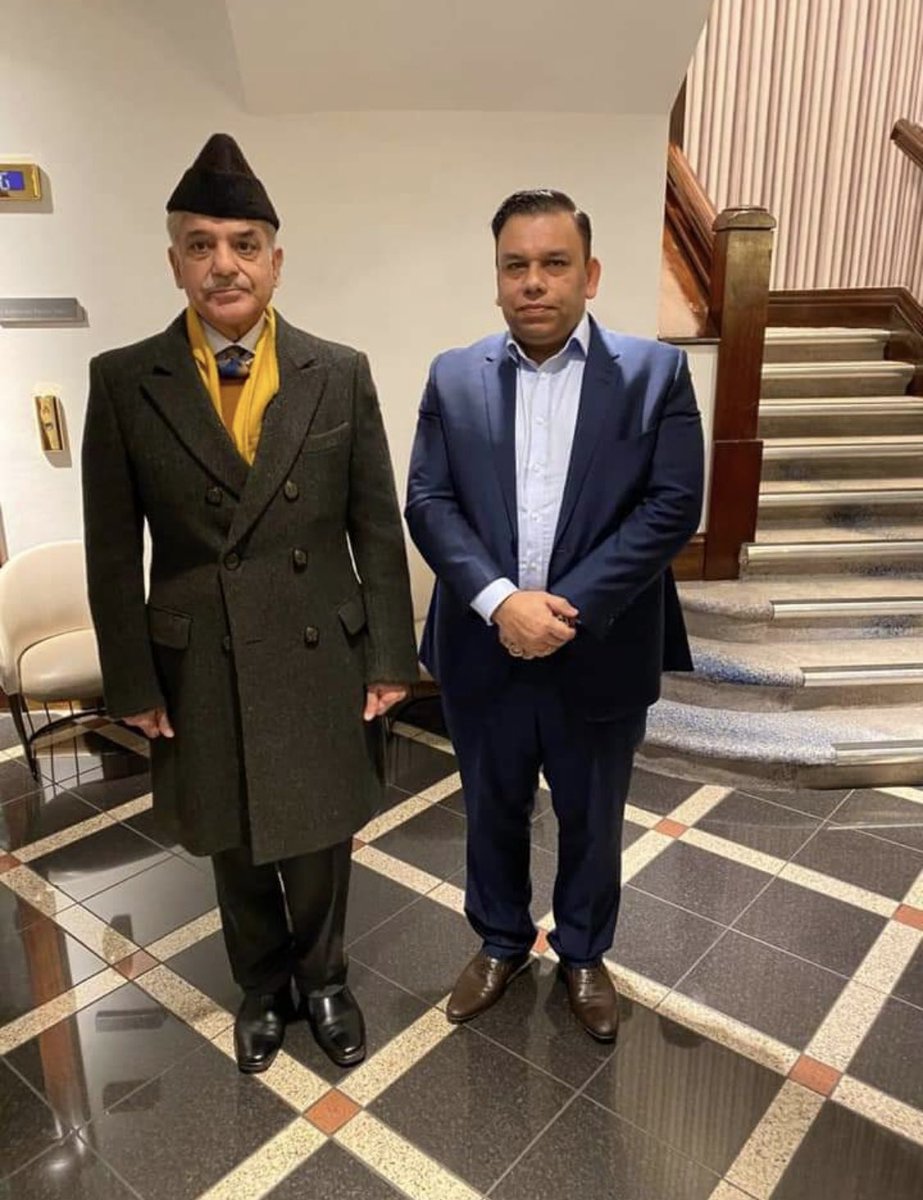Here is Imran Saeed Sheikh standing next to Mian Shahbaz Sharif, younger brother of Nawaz Sharif the so called “Imam” of PMLN, two time Chief Minister of Punjab & President of PMLN.-All the info & images posted here are obtained via publicly available OSINT sources./13
