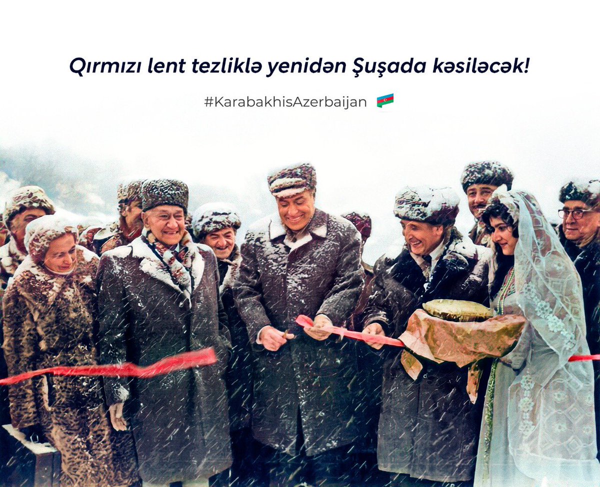 Azərbaycan öz torpaqlarını azad edəcək, #Şuşa/nın da dağlarında yenidən #Qarabağ şikəstəsi səslənəcək 🇦🇿♥️ Tezliklə 
#KarabakhisAzerbaijan 
#StopArmenianAggression 
#StopArmenianOccupation #TodayInHistory #todaysthought #mondaythoughts