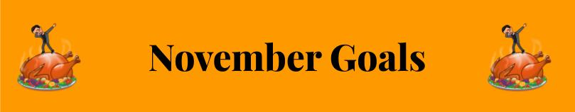 November goals posted in Canvas!
Please practice 3 times per week for 10-15 minutes!