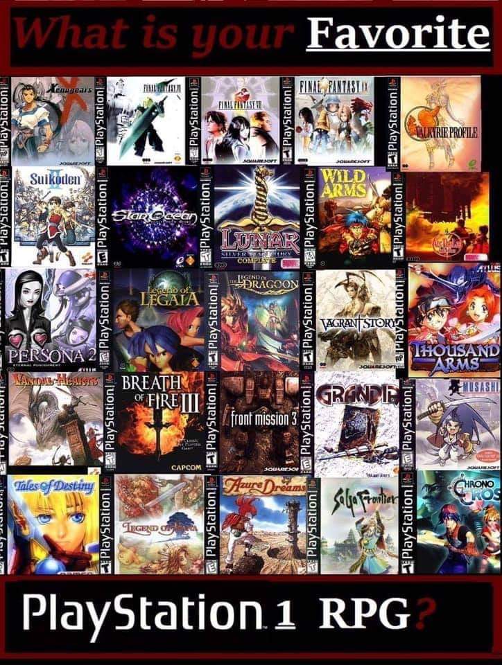 playstation 1 games list with pictures