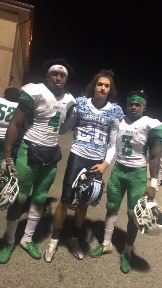 NikkiBJaxx417's tweet photo. My Sistar @evamy1229 Bro @shazzam_42 with our boys @GlobalAnt_26 @ogscrappy @kameronblount4 in 2018 Now all 3 are playing college ball at NC State 🐺 , UMD🐢 &amp; Del State🐝! Proud of our SMAC Boyz #StCharles #Huntingtown #FOE 💙🤍💚 https://t.co/hofsRpf6Hb