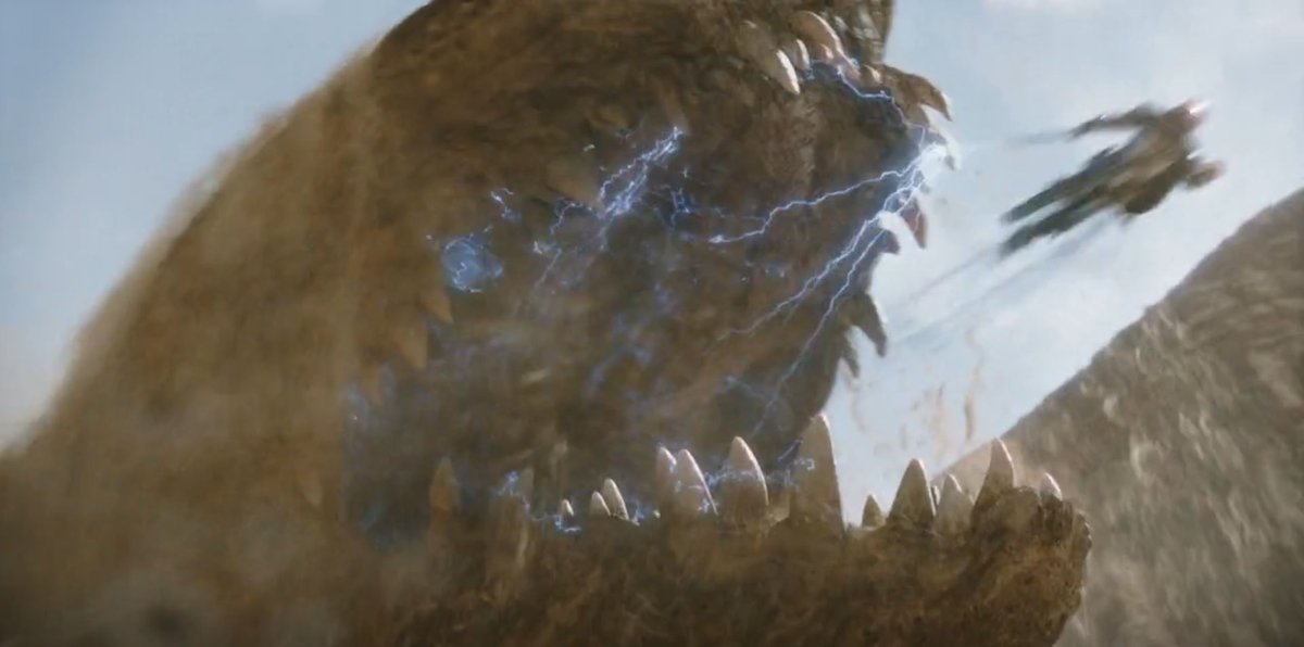  #TheMandalorian  The Krayt Dragon has left lasting memories for video game players. We often quote KotOR, but this concept art by Cory Allemeier for Bounty Hunter (LucasArts, 2002), a year earlier, looks a lot like the scene from the TV series.