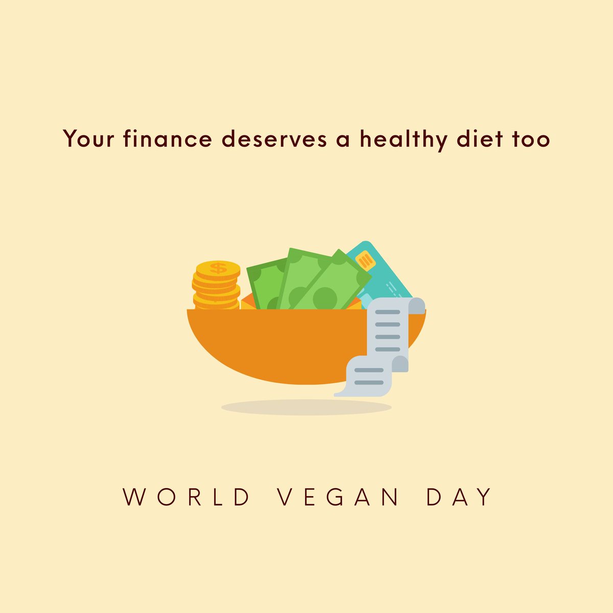 saltpe_'s tweet photo. Much like any other health regime, your journey to be financially fit starts with good habits, discipline and hard work. 
.
.
#worldveganday #veganlife #financialfitness #financialdiet #saltpe https://t.co/Xtx2Ys6YQQ