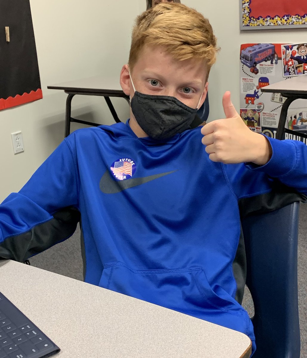 BTMSeagles's tweet photo. Our students were very eager to vote in today’s Mock 2020 Election for President.  Thank you to @FlaglerSOE  for making it all happen! https://t.co/ompndp2WQA