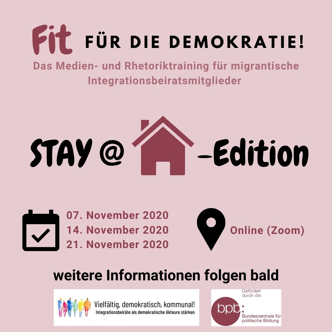 bzi_vielfalt's tweet photo. Die Maßnahmen zur Einschränkung der Pandemie im November wirken sich auch auf unsere anstehenden Workshops aus. Aber keine Sorge: Es gibt einen digitalen Plan B. 🥳 Infos folgen in Kürze! https://t.co/3iXRwQAmiC