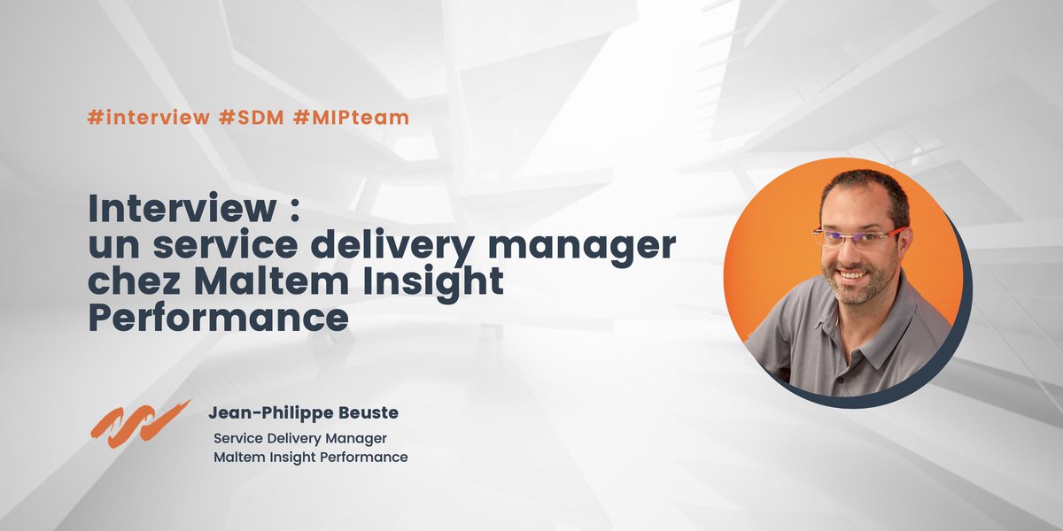 [#INTERVIEW] 🎤 Notre Service Delivery Manager #SDM, Jean-Philippe Beuste, nous présente ses missions quotidiennes chez Maltem Insight Performance
👉 bit.ly/3ej9P7T