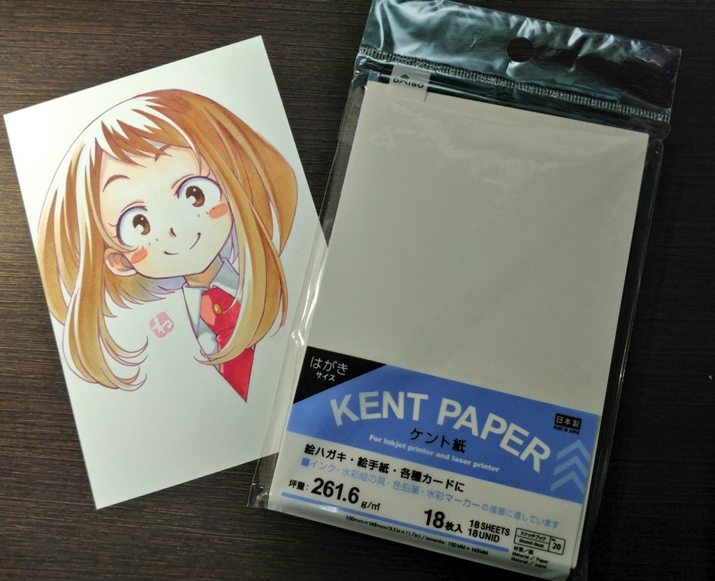 Nekomaru ヒロアカよりお茶子 この前買ってきたダイソーのケント紙にコピックで描いてます しっかりと厚みもあってにじみも少ないので塗り重ねにも耐えられるんじゃないかと おすすめっす 同人通販のおまけにつけるドローイングとかいいかも