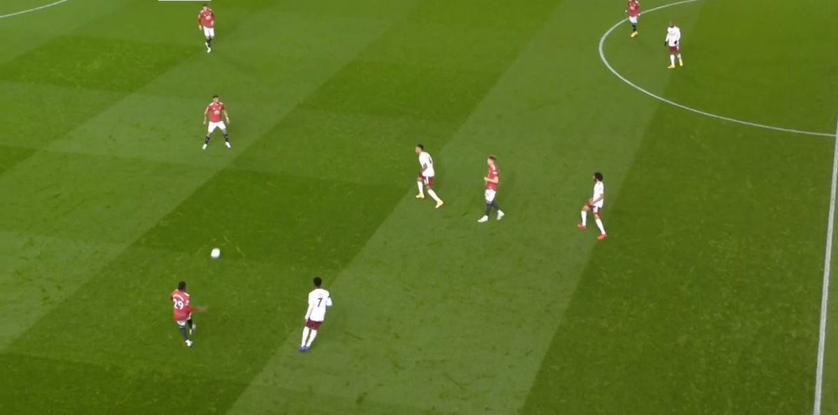 Bruno and Pogba as DMsThe result of our inability to build is that both Bruno and Pogba came shorter to collect the ball off the defence. So, we ended up with less potency in the higher parts of midfield.Matic was on the bench…