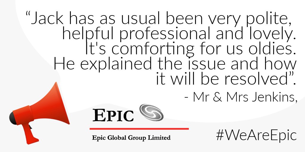 epicglobalgroup's tweet photo. We received this lovely message from Mr and Mrs Jenkins regarding the visit recently.
Messages like this make our day.
If you’re looking for a professional and courteous property management solution, give us a call 01432 341234.
 
#WeAreEpic #PropertyManagementHereford #Hereford https://t.co/TFDpGtTljU