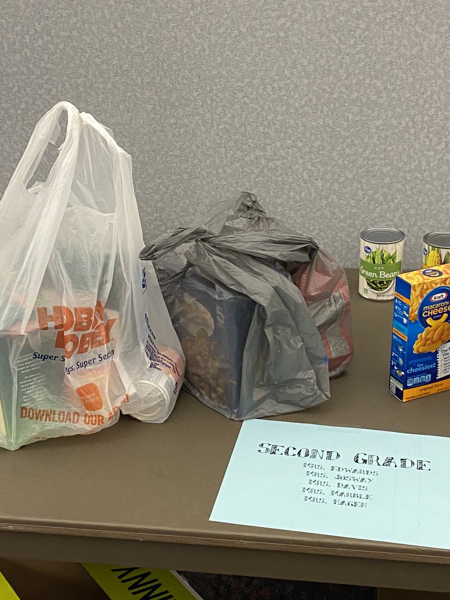 The Canned Food Drive is off to a great start!! Keep the items coming!! <a href="/CherryTreeElem/">Cherry Tree Elem.</a>